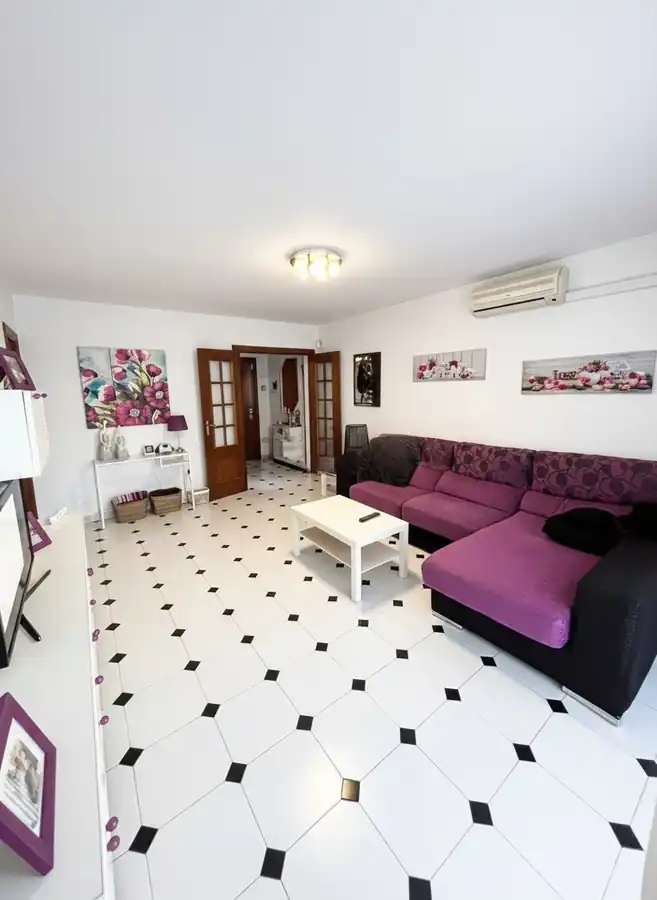Fuengirola apartment · Living room with natural light